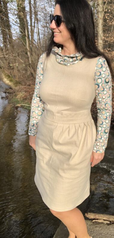 Kleid PETITE NETA Gr. 34-50 PDF-Schnitt A4, A0, Anleitung image number 4