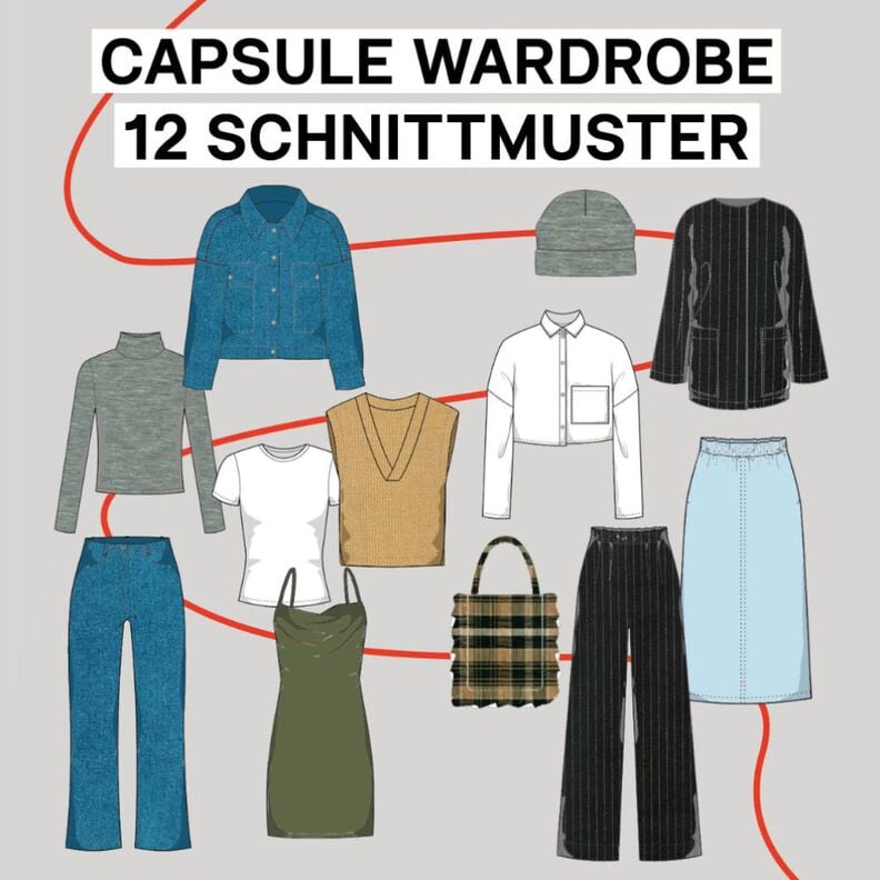 Schnittmuster Bundle mit 12 Schnittmustern, XS-XXXL, Damen image number 1