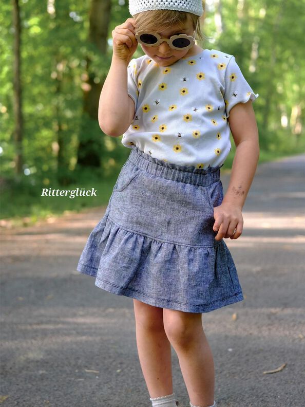 Denim Skirt | Schleiferlwerk | eBook | Gr&ouml;&szlig;en 80-146 image number 9