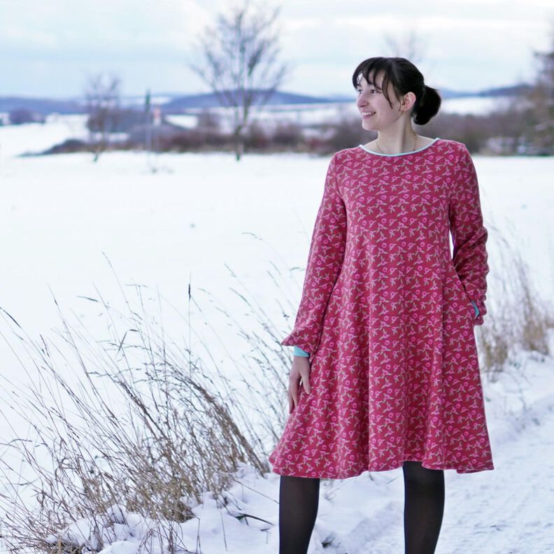 Sweat Kleid nähen Gr. 34-46 Winterkleid  image number 10