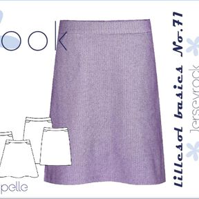 Ebook / Schnittmuster lillesol basics No.71 Jerseyrock