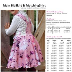 Main BibSkirt (Latzrock / Latzkleid) + GRATIS Shirt