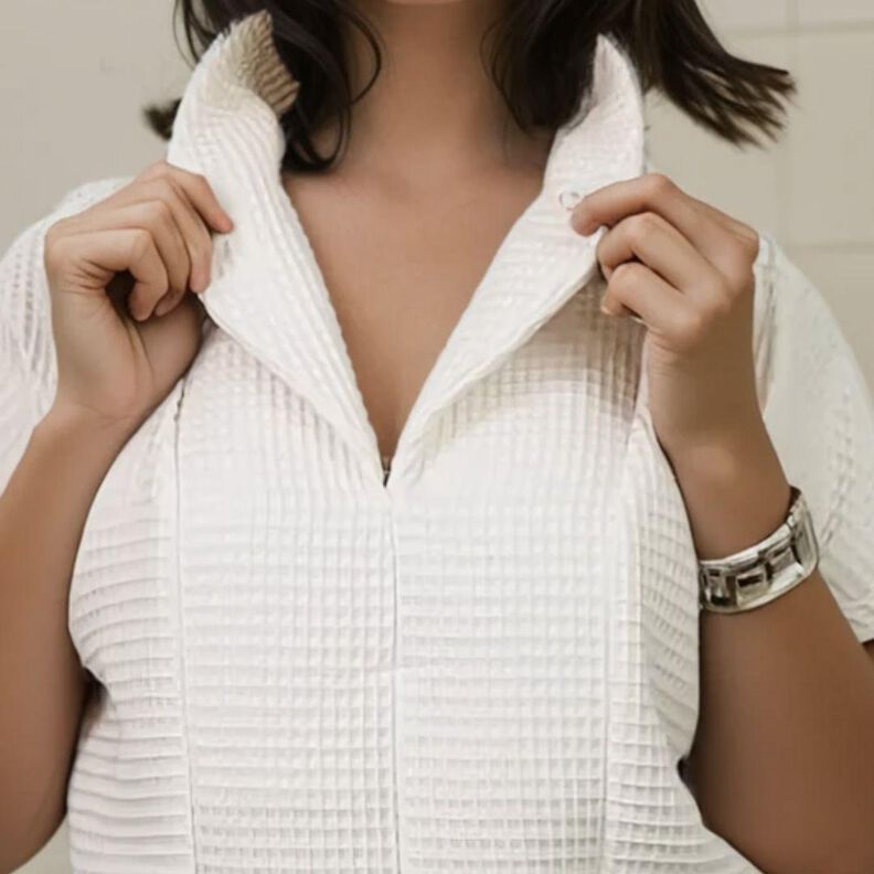 Schnittmuster Bluse Gilla | kurzarm mit Kragen | Leinen image number 6