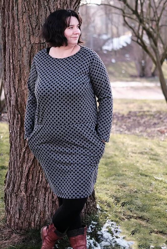 Kleid Shirt Damen Schnittmuster Gr. 32-54  - meine HELMA #37 image number 5