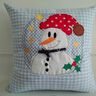 Stickdatei Schneemann doodle 3er SET 20x20cm thumbnail number 1