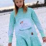 *Girls Raglan Dress* Hoodiekleid Tunika Ballonärmel  thumbnail number 4