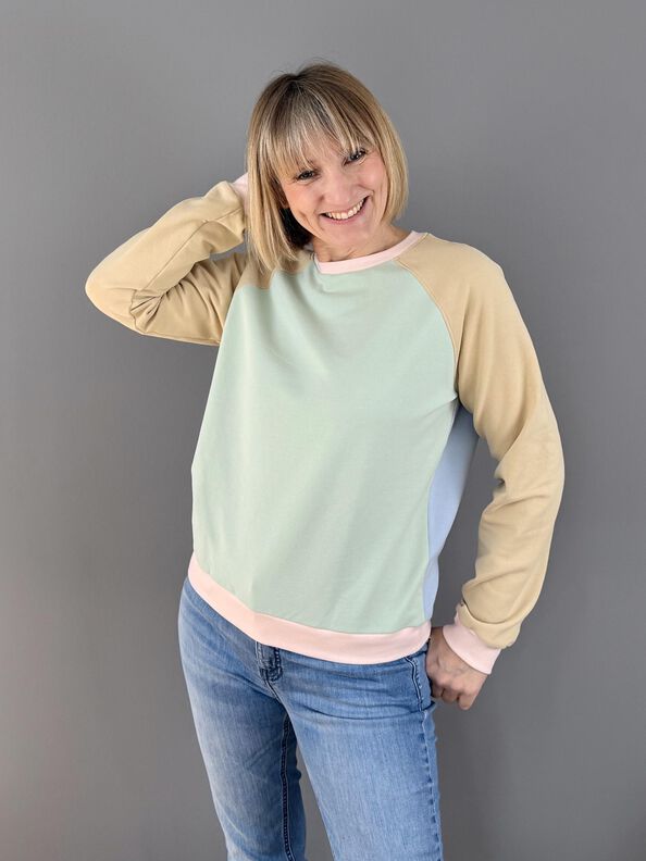 Basic Raglan Sweatshirt |  Bündchen oder Saum image number 7
