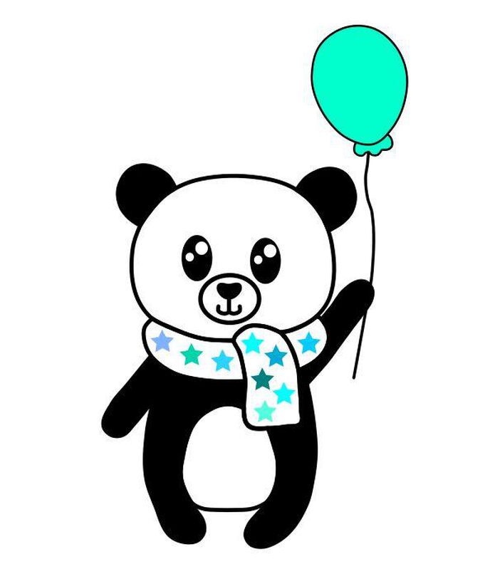 Paulchen Panda Applikationsvorlage PDF image number 2