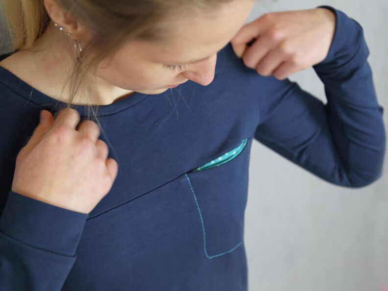 FRAU BENTE - Sweatshirt mit Brusttasche XS-XXL image number 2