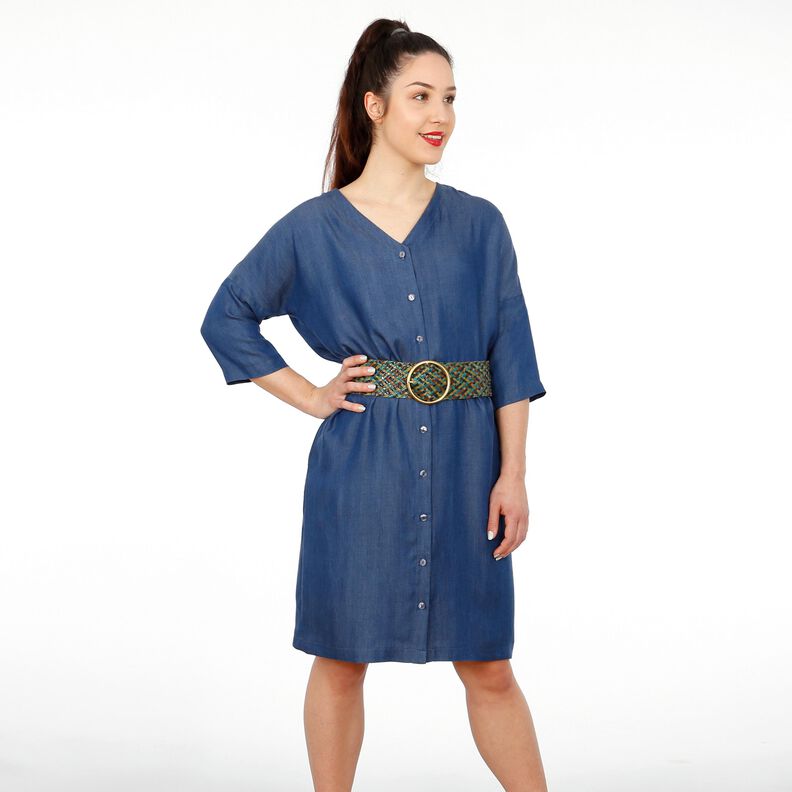 FRAU EDDA - Kleid mit Knopfleiste und Taschen XS-XXL image number 5