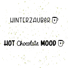 Winterzauber + Hot chocolate mood Plotterdatei | DIY Hunger