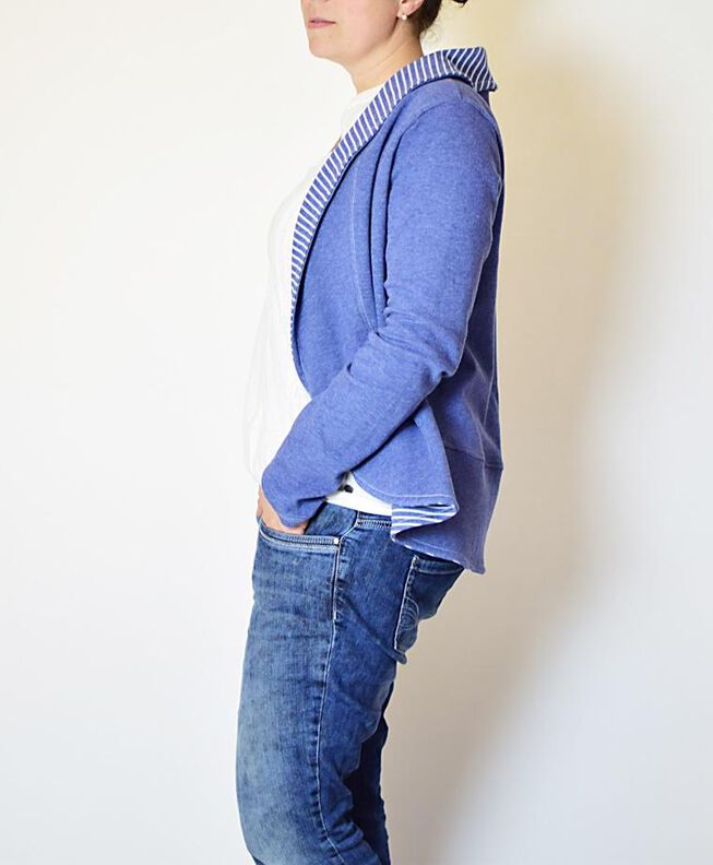  Ebook /Nähanleitung Damen Cardigan mit Schalkragen image number 3