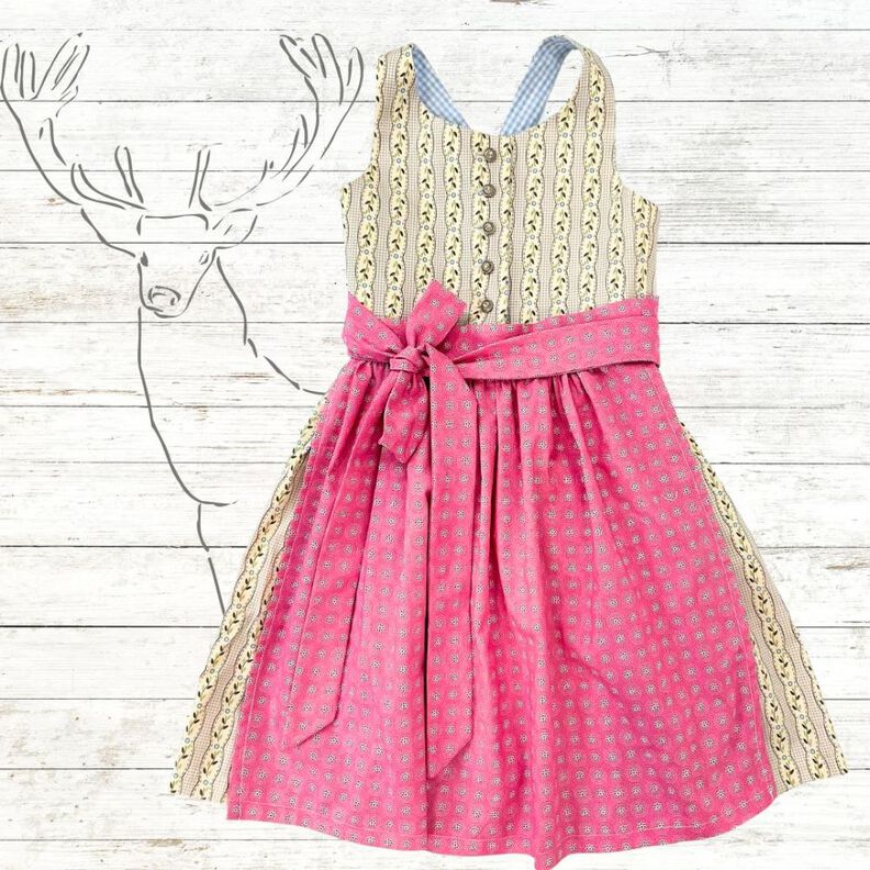 Schnittmuster Kinderdirndl Sissi Gr. 80-140 image number 1
