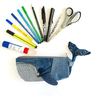 Wal-Federmäppchen, Jeans Upcycling und Stoffreste  thumbnail number 3
