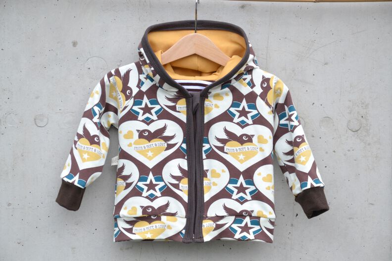 Baby-Kapuzenjacke / Nähanleitung und Schnittmuster image number 5