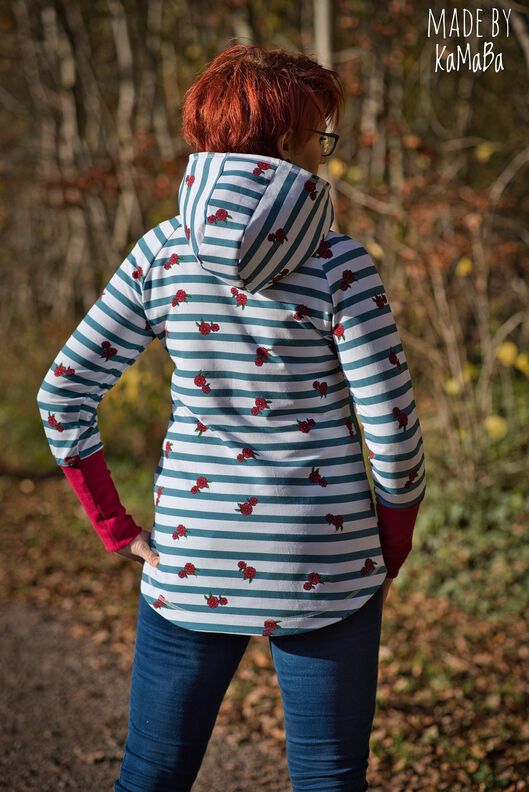 *Ladies Raglan Hoodie* Raglan Hoodie, Hoodiekleid  image number 10