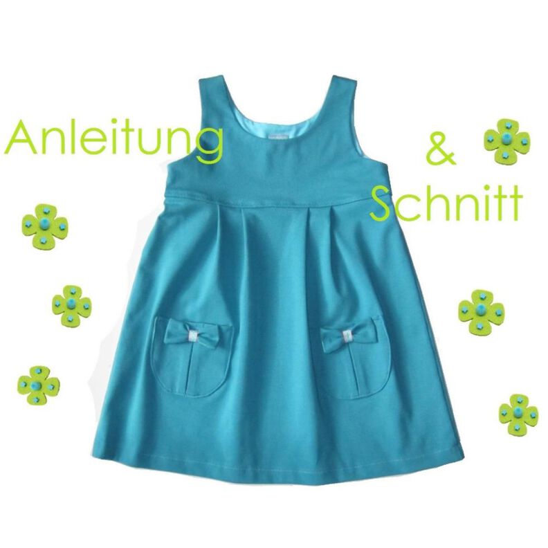 Nähanleitung + Schnitt Trägerkleid 74-122 image number 1