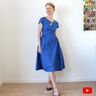 Sommerkleid mini/ midi oder Top mit Schnürung Gr. 32-60 thumbnail number 1