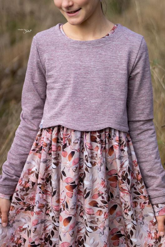 Curved Crop Top inkl. Unterkleid BEAMER Version -Gr. 86-164 image number 6