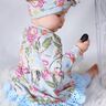 Newborn LOU SET Kleid,k. Hose,Haarband +gratis Plott-Datei thumbnail number 7