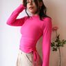 Coatl | Asymmetrisches Kleid oder Top mit seitlicher Raffung thumbnail number 4