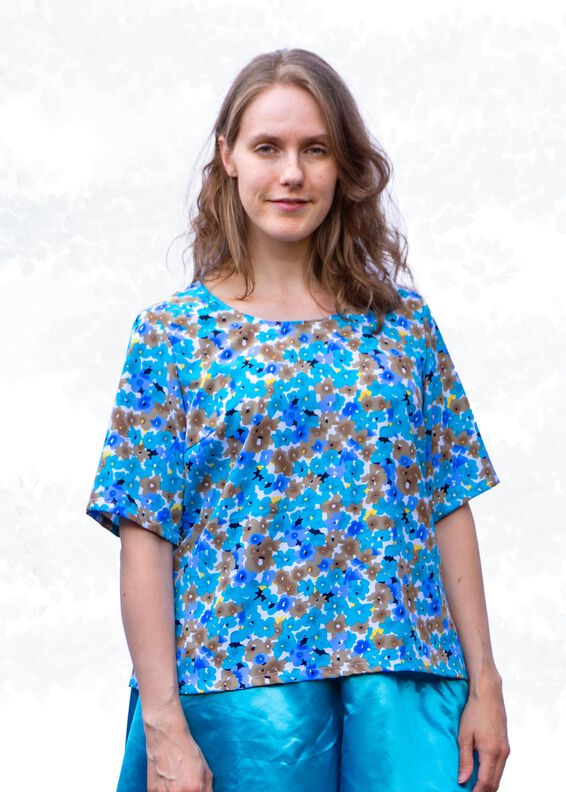 Becky – Bluse mit 4 Ärmellängen und Passe BU 80-116, A4+A0 image number 6