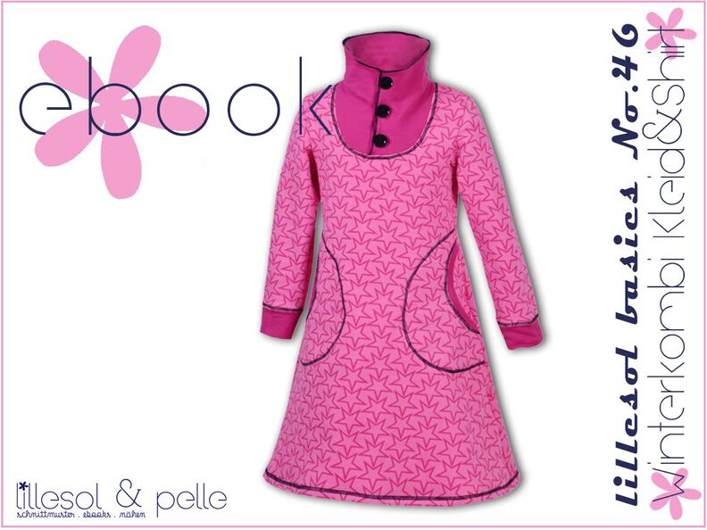Ebook / Nähanleitung Winterkombi Kleid & Shirt image number 1