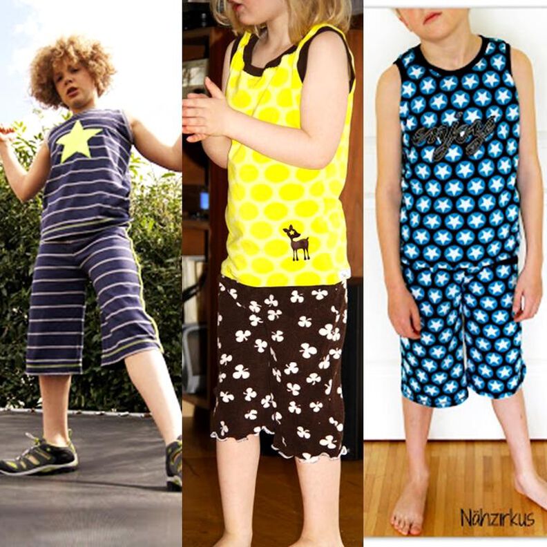 Ebook / Nähanleitung Sommerkombi Shirt & Shorts image number 4