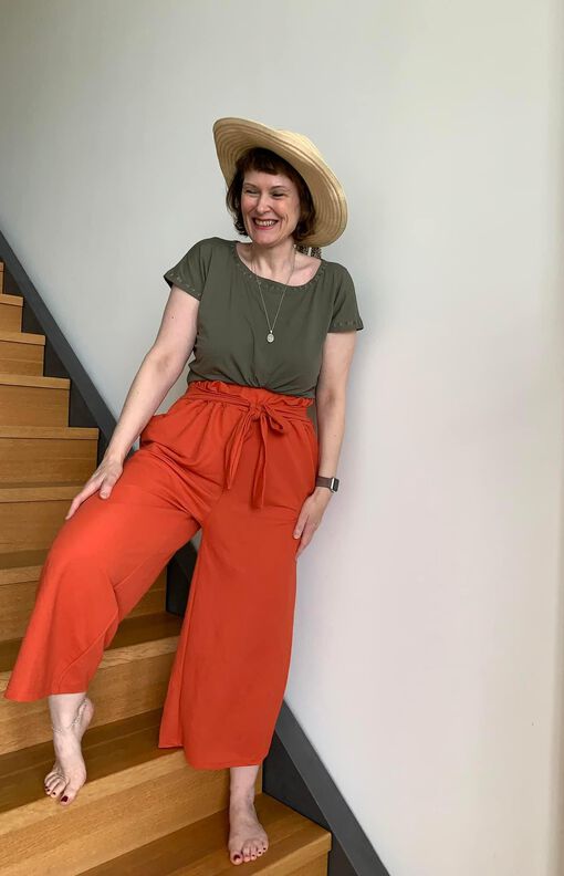 Culotte Lola, Hose im Hosenrock-Stil Schnittmuster image number 3