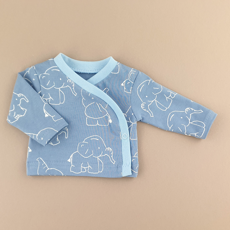 Frühchen Wickelshirt - Körperlänge 36-50cm | JULAWI No.33 image number 9