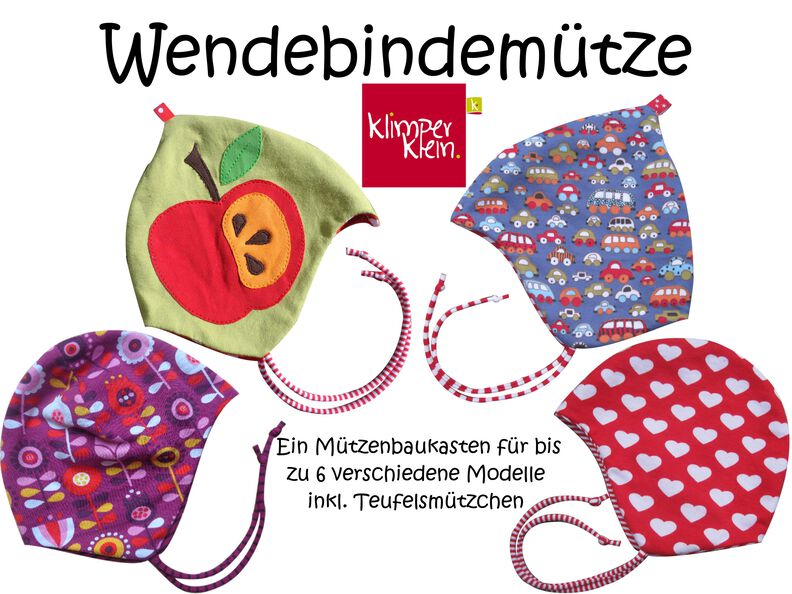 Wendebindemütze Gr. 33/35 - 53/55 Mützenbaukasten image number 4