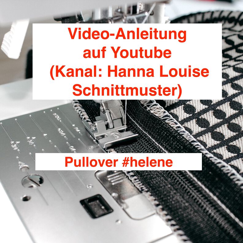 Pullover #Helene Nähanleitung/ Schnittmuster für Anfänger image number 6