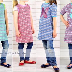 Ebook / Nähanleitung Tunika-Kleid (Jersey)