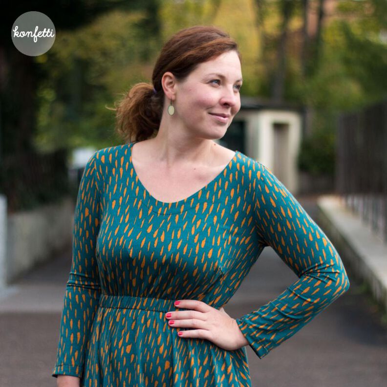 Bertha - langärmliges Kleid für Damen Gr. 32-50 image number 1