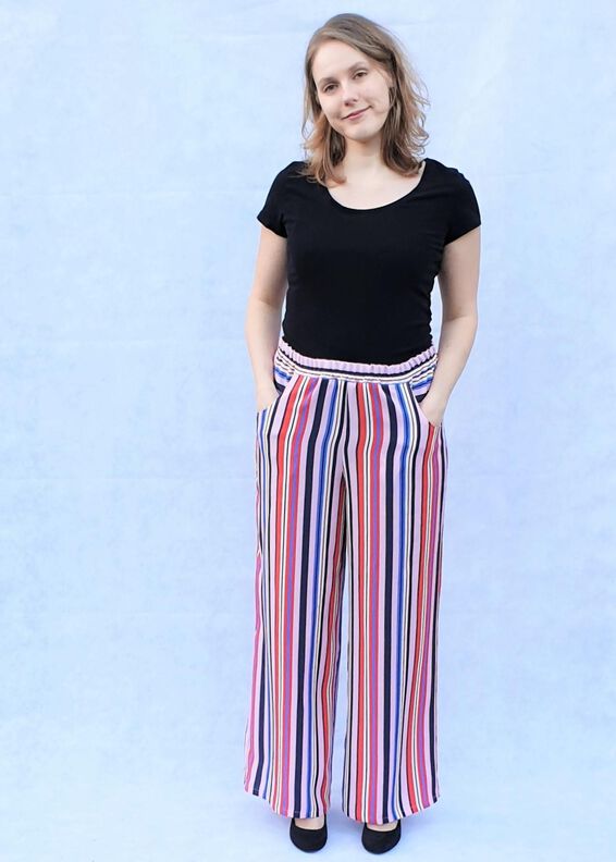 Nele – weite Hose & Culotte mit Gummizug, Gr. 34-50, A4+A0 image number 2