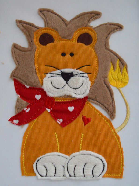 Stickdatei Löwe doodle 13x18cm image number 3