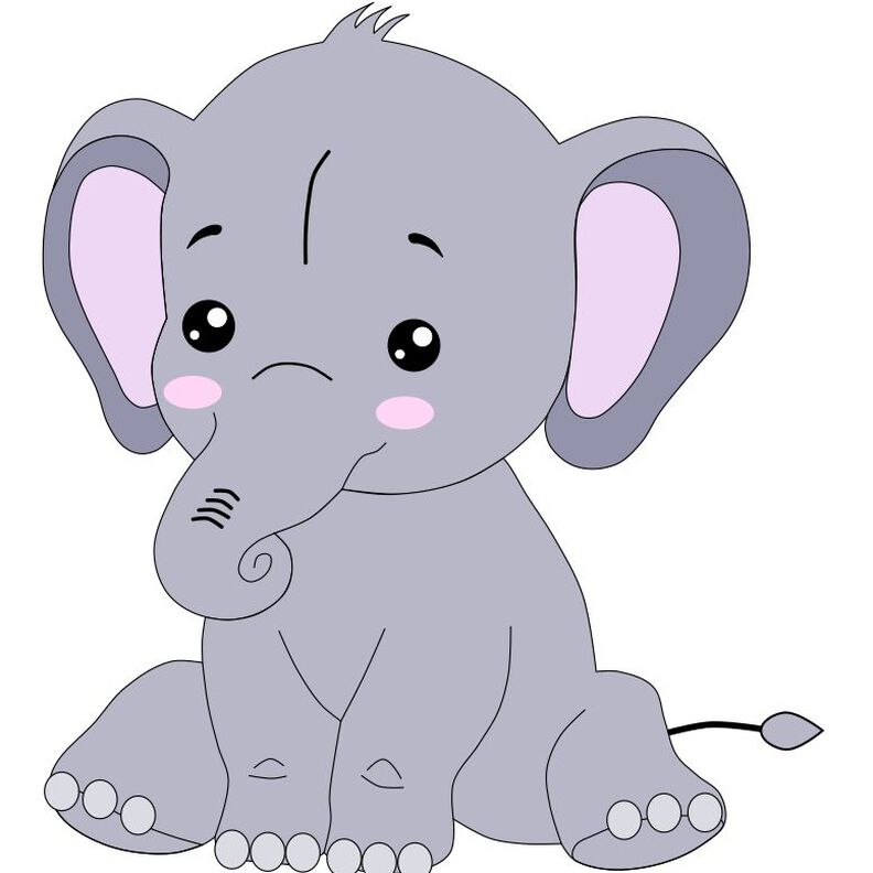 Plotterdatei Elli Elefant image number 1