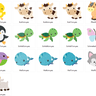 Stickdatei - Puschen Motive mit Tieren in 5cm, 6cm und 7cm thumbnail number 5