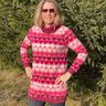 Damen Knopfleisten Pullover BUTTON RAGLAN Gr. XS-4XL (32-54) thumbnail number 8