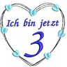 Stickdatei Herz 5er SET 10x10cm zum Geburtstag Zahlen thumbnail number 2