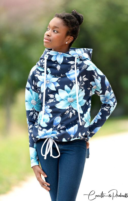 *Cool Queen Hoodie 2.0* Cropped Hoodie, Hoodie, Hoodiekleid  image number 3