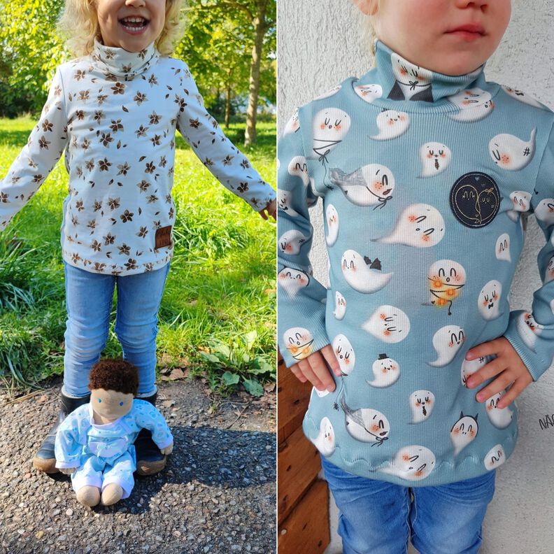 Kinder Shirt Rollkragen Schmal PERAN ♥ Gr. 110-164 image number 7