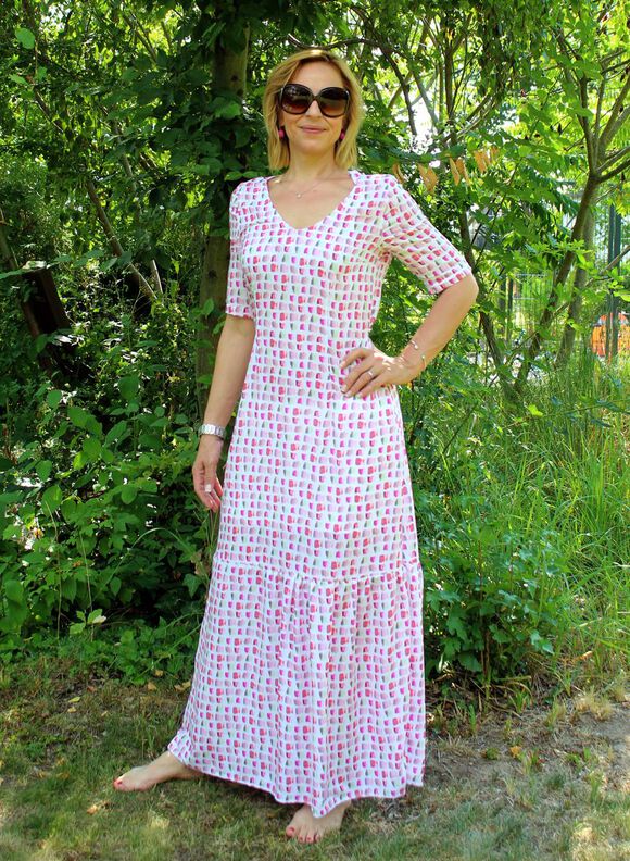 Kleid MASSIMA Gr. 34-52 PDF-Schnitt A4, A0, Anleitung image number 5