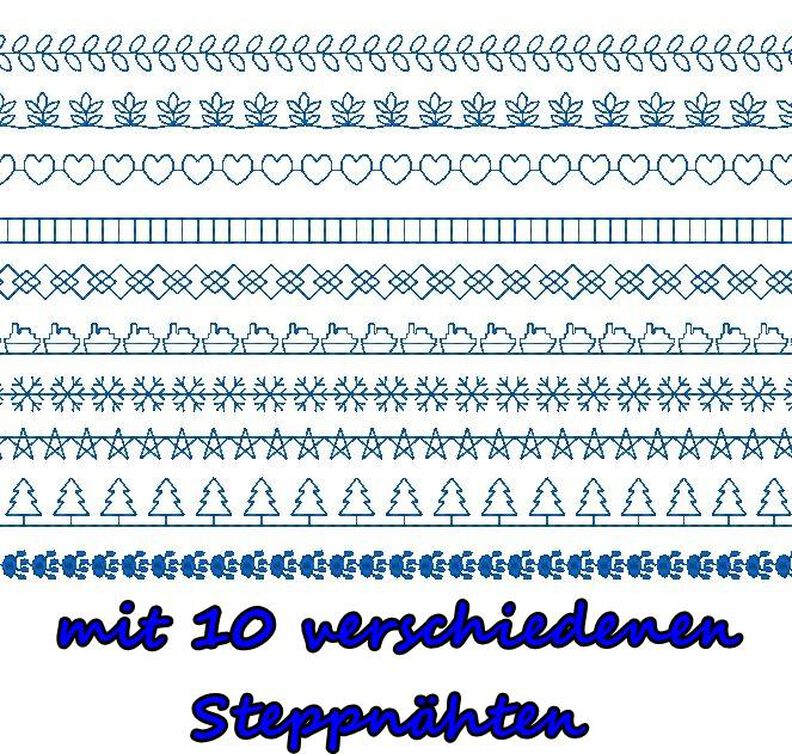 Kissenhülle 2 leer für eigene Motive und Name ITH Stickdatei image number 2