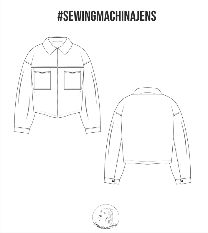 oversize Jacke Jens / PDF Schnittmuster image number 9