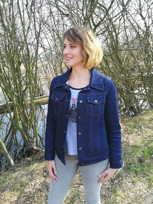 Jeansjacke Draufgängerin 34-48 image number 9