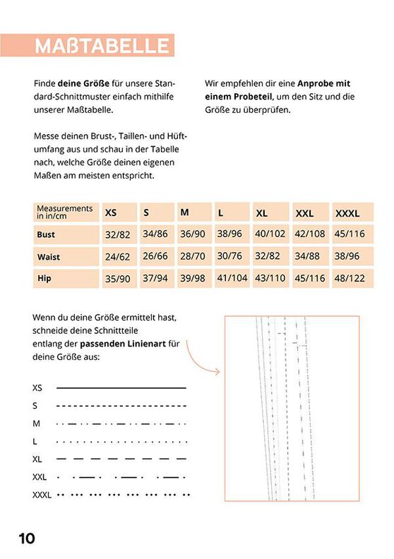 Rollkragen Pullover Schnittmuster für Damen, XS-XXXL image number 8