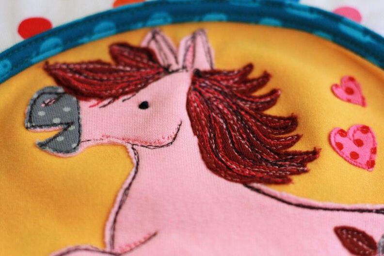 Appliziervorlage PONY, PFERD & EINHORN inkl. Applizierschule image number 4
