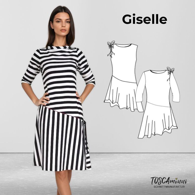 Damenkleid Giselle1 Gr. 34-54 - Schnittmuster image number 1