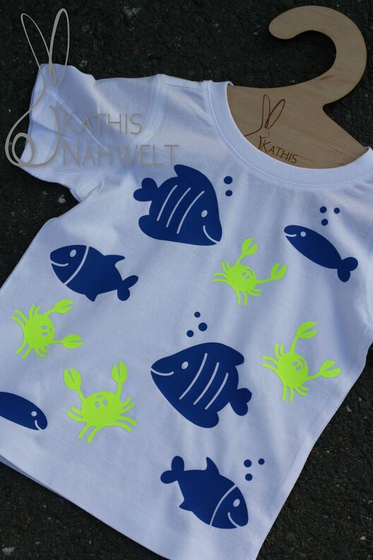Plotterdatei »Meeresliebelei« – Fische image number 3